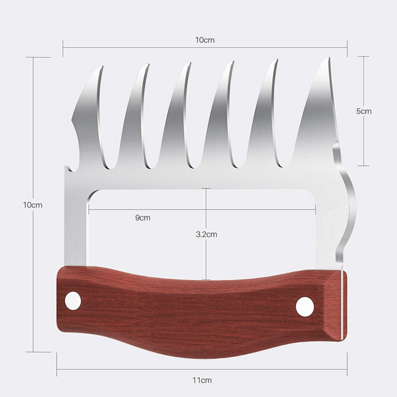 Bear Claws for Barbecue with Bottle Opener (Pair)