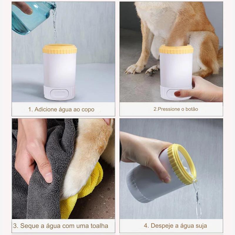 Semi-Automatic Pet Paw Washer