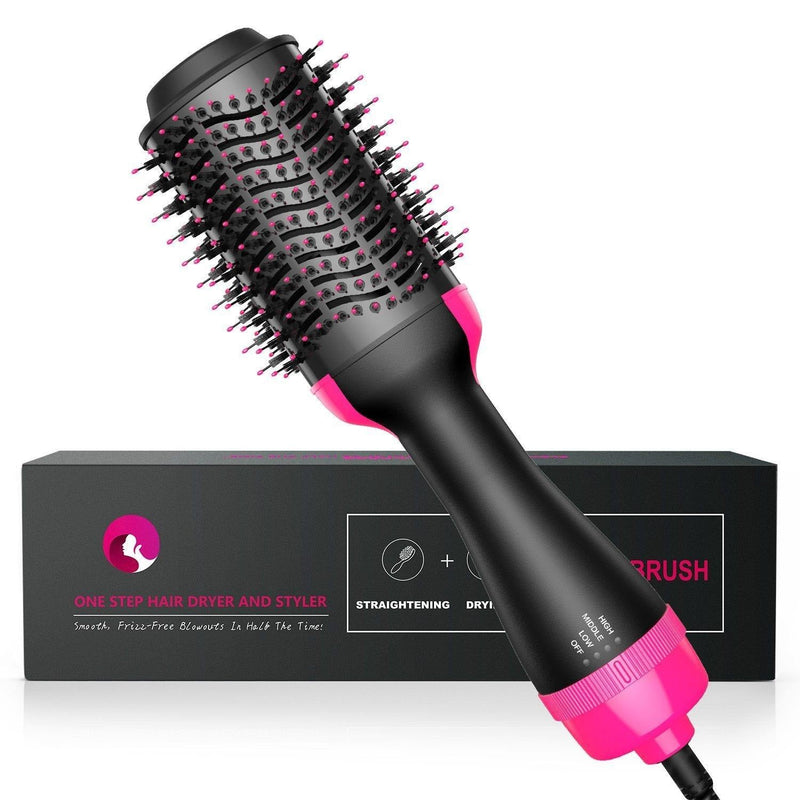 Hair Dryer and Straightener Brush